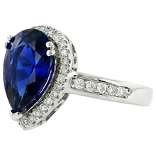 Afbeelding in Gallery-weergave laden, echte round diamant 3.75karaat ring profielweergave
