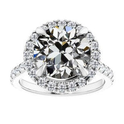 Natuurlijke Diamanten Ring 11ct - Witgoud 14K