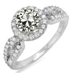 Natuurlijke Diamanten Ring 5.50ct - Witgoud 14K