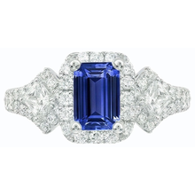 Afbeelding in Gallery-weergave laden, echte round diamant 3.50karaat ring close-up detail
