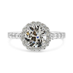Natuurlijke Diamanten Ring 4.50ct - Witgoud 14K