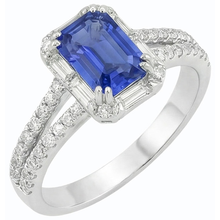Afbeelding in Gallery-weergave laden, echte round diamant 3karaat ring zijaanzicht
