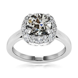 Natuurlijke Diamanten Ring 5.25ct - Witgoud 14K
