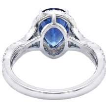 Afbeelding in Gallery-weergave laden, Natuurlijke Saffier Ring 6.50ct - Witgoud 14K
