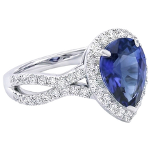 Afbeelding in Gallery-weergave laden, Natuurlijke Saffier Ring 6.50ct - Witgoud 14K
