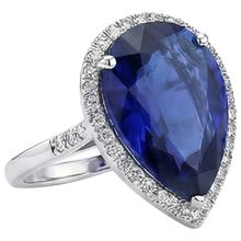 Afbeelding in Gallery-weergave laden, echte round diamant 5karaat ring bovenaanzicht
