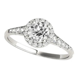 Natuurlijke Diamanten Ring 3.50ct - Witgoud 14K