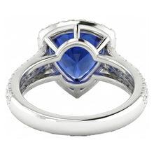 Afbeelding in Gallery-weergave laden, echte round diamant 3karaat ring profielweergave
