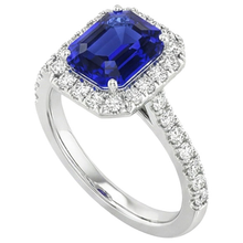 Afbeelding in Gallery-weergave laden, Natuurlijke Saffier Ring 10.25ct - Witgoud 14K
