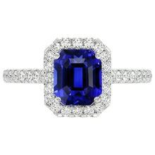 Afbeelding in Gallery-weergave laden, Natuurlijke Saffier Ring 10.25ct - Witgoud 14K
