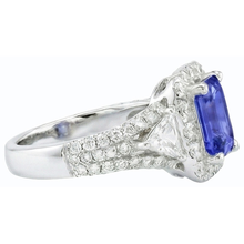 Afbeelding in Gallery-weergave laden, echte round diamant 3.50karaat ring op wit
