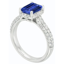Afbeelding in Gallery-weergave laden, echte round diamant 3.50karaat ring bovenaanzicht
