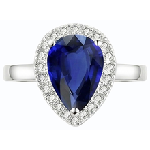 Afbeelding in Gallery-weergave laden, echte round diamant 3.50karaat ring close-up detail
