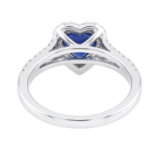 Afbeelding in Gallery-weergave laden, echte round diamant 3.50karaat ring profielweergave
