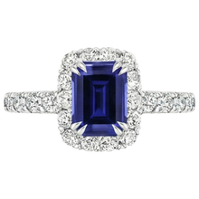 Afbeelding in Gallery-weergave laden, echte round diamant 5karaat ring bovenaanzicht
