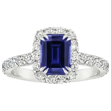 Afbeelding in Gallery-weergave laden, echte round diamant 5karaat ring profielweergave
