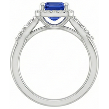 Afbeelding in Gallery-weergave laden, echte round diamant 4karaat ring op wit
