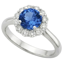 Afbeelding in Gallery-weergave laden, echte round diamant 3.35karaat ring close-up detail
