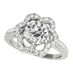 Natuurlijke Diamanten Ring 5.50ct - Witgoud 14K