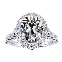 Luxe Halo Verlovingsring – Briljant 3 karaat – HarryChadEnt