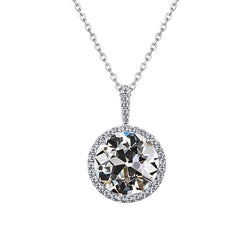 Verblindend Briljant Halo 2,50 karaat – 14K Witgoud