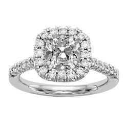 Natuurlijke Diamanten Ring 5.25ct - Witgoud 14K