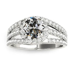 Natuurlijke Diamanten Ring 5.50ct - Witgoud 14K