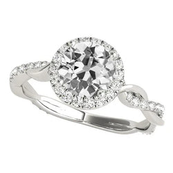 Natuurlijke Diamanten Ring 5ct - Witgoud 14K
