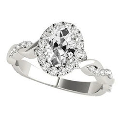 Natuurlijke Diamanten Ring 5ct - Witgoud 14K