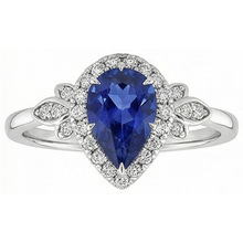 Afbeelding in Gallery-weergave laden, echte round diamant 4karaat ring met diamantaccenten
