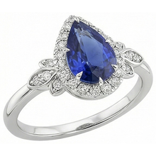 Afbeelding in Gallery-weergave laden, echte round diamant 4karaat ring op wit
