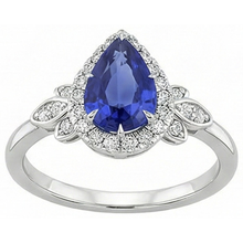 Afbeelding in Gallery-weergave laden, echte round diamant 4karaat ring profielweergave
