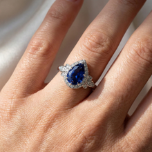 Afbeelding in Gallery-weergave laden, echte round diamant 4karaat ring certificaat
