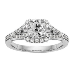 Natuurlijke Diamanten Ring 4.50ct - Witgoud 14K