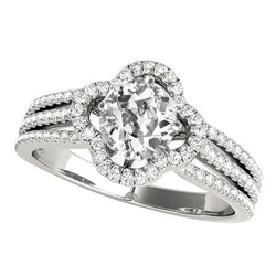Natuurlijke Diamanten Ring 7ct - Witgoud 14K