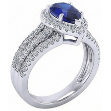 Afbeelding in Gallery-weergave laden, echte round diamant 5karaat ring op wit
