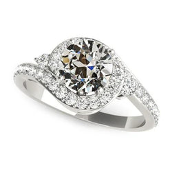 Natuurlijke Diamanten Ring 4.50ct - Witgoud 14K