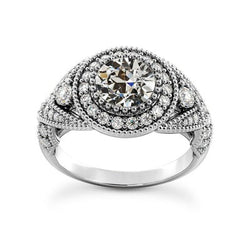 Natuurlijke Diamanten Ring 5.50ct - Witgoud 14K