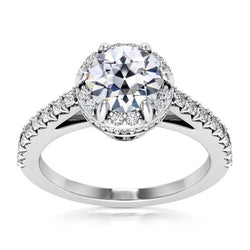 Natuurlijke Diamanten Ring 7ct - Witgoud 14K