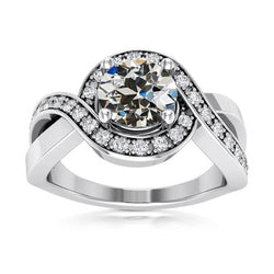 Natuurlijke Diamanten Ring 4.25ct - Witgoud 14K