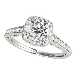 Natuurlijke Diamanten Ring 4ct - Witgoud 14K