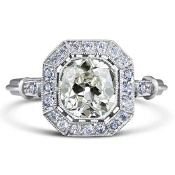 Natuurlijke Diamanten Ring 4.75ct - Witgoud 14K