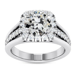 Natuurlijke Diamanten Ring 7.50ct - Witgoud 14K