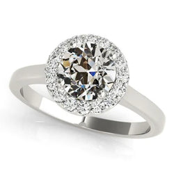 Natuurlijke Diamanten Ring 3.50ct - Witgoud 14K