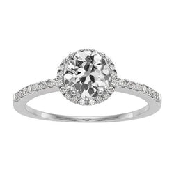 Natuurlijke Diamanten Ring 4ct - Witgoud 14K
