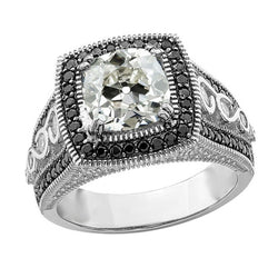 Natuurlijke Diamanten Ring 6ct - Witgoud 14K