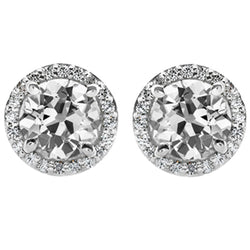 Diamant Oorhangers – 14 Karaat Witgoud 6,50 karaat