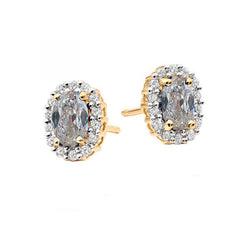 Fijne Diamant Oorbellen 5,50 karaat – 14K Geelgoud