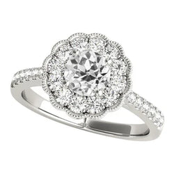 Natuurlijke Diamanten Ring 4ct - Witgoud 14K