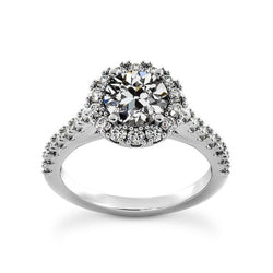 Natuurlijke Diamanten Ring 4.50ct - Witgoud 14K